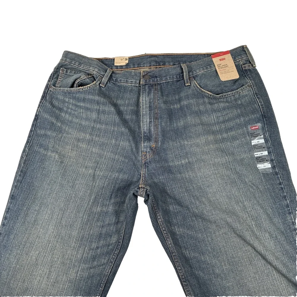 New Mens Levi's 559 Relaxed Straight Fit Denim Jeans Size 44x30 Big And Tall NWT
